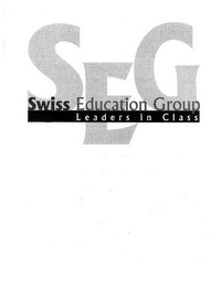 SEG SWISS EDUCATION GROUP LEADERS IN CLASS logo
