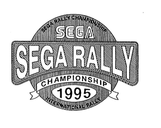 SEGA RALLY CHAMPIONSHIP SEGA SEGA RALLYCHAMPIONSHIP 1995 INTERNATIONAL RALLY logo