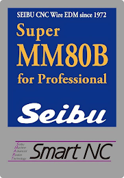 SEIBU CNC WIRE EDM SINCE 1972 SUPER MM80B FOR PROFESSIONAL SEIBU SEIBU MACHINE ADVANCED REALIZE TECHNOLOGY SMART NC logo
