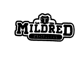 SEIT 1884 MILDRED PASTELERIA logo