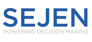 SEJEN, POWERING DECISION MAKING logo