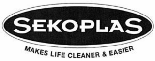 SEKOPLAS MAKES LIFE CLEANER & EASIER logo