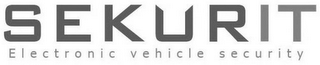 SEKURIT ELECTRONIC VEHICLE SECURITY logo