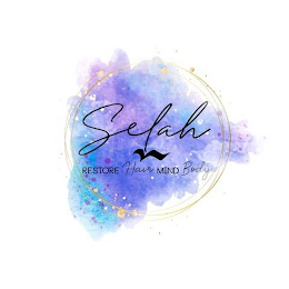 SELAH RESTORE HAIR MIND BODY logo