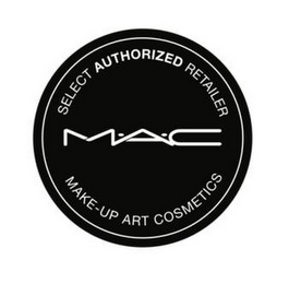 SELECT AUTHORIZED RETAILER MAC MAKE-UP ART COSMETICS logo