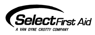 SELECT FIRST AID A VAN DYNE CROTTY COMPANY logo
