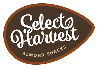 SELECT HARVEST ALMOND SNACKS logo