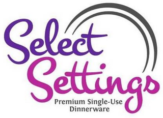 SELECT SETTINGS PREMIUM SINGLE-USE DINNERWARE logo
