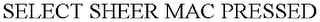 SELECT SHEER MAC PRESSED logo