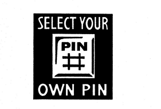 SELECT YOUR OWN PIN PIN # logo