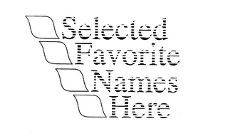 SELECTED FAVORITE NAMES HERE logo