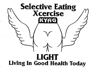 SELECTIVE EATING XCERCISE KYAG LIGHT LIVING IN GOOD HEALTH TODAY logo