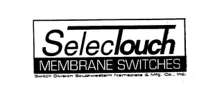 SELECTOUCH MEMBRANE SWITCHES SWITCH DIVISION SOUTHWESTERN NAMEPLATE & MFG. CO., INC. logo