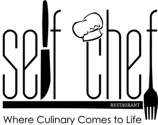 SELF CHEF RESTAURANT WHERE CULINARY COMES TO LIFE logo