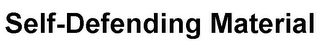 SELF-DEFENDING MATERIAL logo