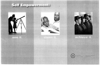 SELF EMPOWERMENT: SEE IT. CLAIM IT. ACHIEVE IT.  =  COLUMBIA URBAN LEAGUE EMPOWERING COMMUNITIES    CHANGING LIVES logo