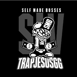 SELF MADE BOSSES SLV SMB TRAPJESUSGG logo