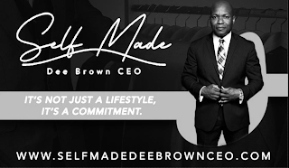 SELF MADE DEE BROWN CEO logo