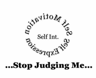 SELF MOTIVATION SELF EXPRESSION SELF INT STOP JUDGING ME logo