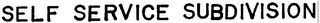 SELF SERVICE SUBDIVISION logo