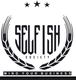 SELFISH SOCIETY MIND YOUR BUSINESS logo