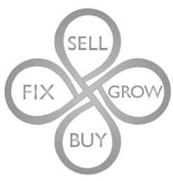 SELL GROW BUY FIX logo