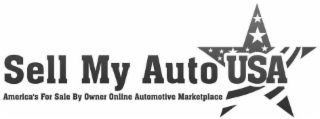 SELL MY AUTO USA AMERICA'S FOR SALE BY OWNER ONLINE AUTOMOTIVE MARKETPLACE logo
