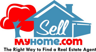 SELL MYHOME .COM THE RIGHT WAY TO FIND A REAL ESTATE AGENT logo