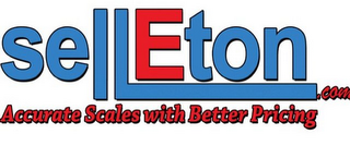 SELLETON.COM ACCURATE SCALES WITH  BETTER PRICING logo