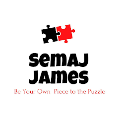 SEMAJ JAMES BE YOUR OWN PIECE TO THE PUZZLE logo