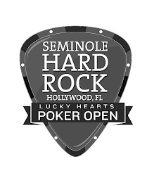 SEMINOLE HARD ROCK HOLLYWOOD, FL LUCKY HEARTS POKER OPEN logo