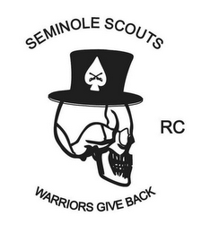 SEMINOLE SCOUTS RC WARRIORS GIVE BACK logo