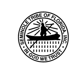SEMINOLE TRIBE OF FLORIDA, INC. IN GOD WE TRUST logo