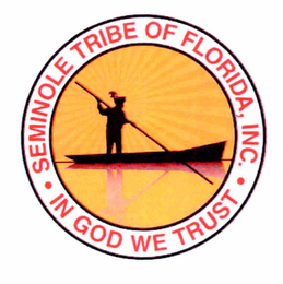 SEMINOLE TRIBE OF FLORIDA, INC. IN GOD WE TRUST logo