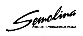 SEMOLINA ORIGINAL INTERNATIONAL PASTAS