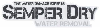 SEMPER DRY THE WATER DAMAGE EXPERTS WATER REMOVAL logo