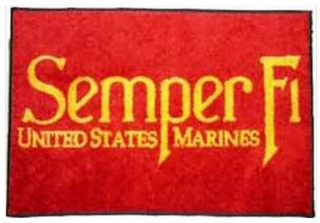 SEMPER FI UNITED STATES MARINES logo