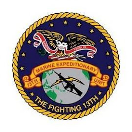 SEMPER FIDELIS 13TH MARINE EXPEDITIONARY UNIT THE FIGHTING 13TH logo