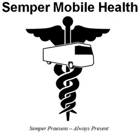 SEMPER MOBILE HEALTH SEMPER PRAESENS - ALWAYS PRESENT logo