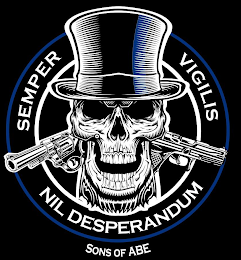 SEMPER VIGILIS NIL DESPERANDUM SONS OF ABE logo