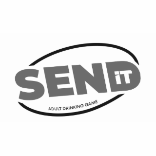 SEND IT ADULT DRINKING GAME logo