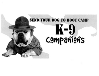 SEND YOUR DOG TO BOOT CAMP K-9 COMPANIONS logo