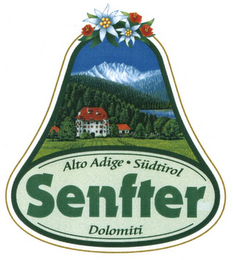 SENFTER ALTO ADIGE SÜDTIROL DOLOMITI logo