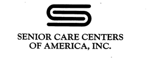 SENIOR CARE CENTERS OF AMERICA, INC. S logo