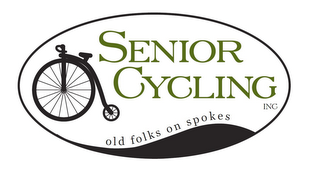 SENIOR CYCLING INC OLD FOLKS ON SPOKES logo