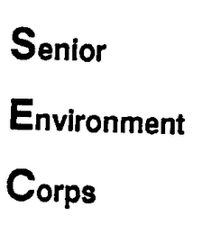 SENIOR ENVIRONMENT CORPS logo