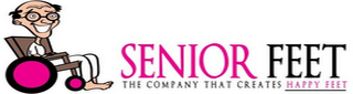 SENIOR FEET THE COMPANY THAT CREATES HAPPY FEET logo