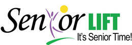 SENIOR LIFT IT'S SENIOR TIME! logo