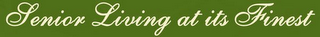 SENIOR LIVING AT ITS FINEST logo