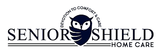 SENIOR SHIELD HOMECARE DEVOTION TO COMFORT & CARE logo